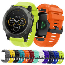 For Garmin Fenix 3/3 HR/5X/6X/6X Pro Strap Silicone Quick Release Sports Band