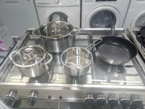 Batteria Di Pentole Schulte-Ufer RONDO 4 pentole 2 coperchi vetro Per Induzione - Foto 1 di 3