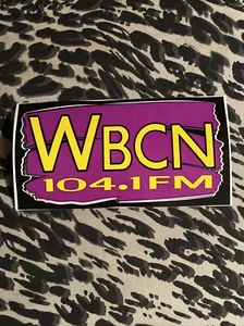 VINTAGE  WBCN  Bumper Sticker 104.1 WBCN New Mint  Rare!!!! - Picture 1 of 2