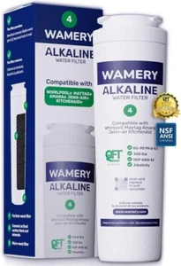 Wamery WQ-BX-MI Alkaline Refrigerator Water Filter for Whirlpool Maytag Jennair - Picture 1 of 2
