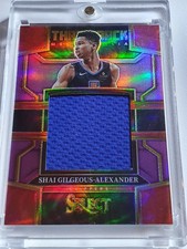 2022 Select Shai Gilgeous-Alexander #PATCH PURPLE /99 Prizm Game Worn Jersey