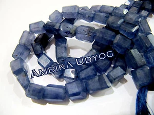 Perline a forma di cadente in iolite naturale di qualità AAA, dimensioni da 9 a 13 mm, lunghezza 10 pollici - Foto 1 di 5