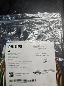 Philips 5 Lead Set, AAMI ICU, Grabber, ECG | M1968A | 98980312584 - Picture 1 of 2