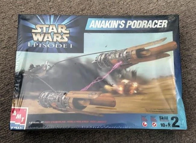 Star Wars Anakins Podracer Kit AMT ERTL Nuevo en Caja único dueño Foto 1 de 1