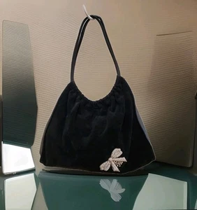 Gucci Soft Leather Ring Suede Leather Shoulder Bag 001-4332 002404 - Picture 1 of 20