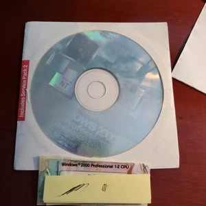 MICROSOFT WINDOWS 2000 Professional With Key Please Read Description - Picture 1 of 15