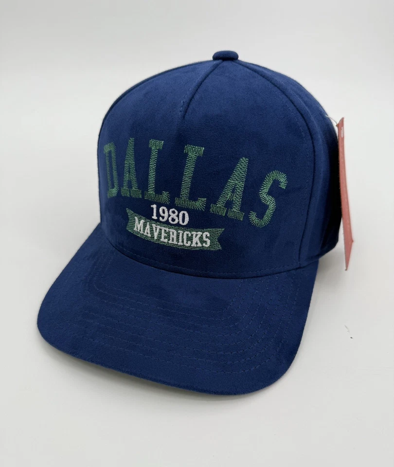 Mitchell & Ness NBA Dallas Mavericks Men’s Hat Shady Suede SnapBack Retro Logo - Image 1 of 4