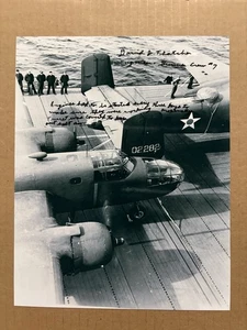 David Thatcher "Doolittle Raiders" Autographed 8x10 Photo Autograph Picture - Picture 1 of 1