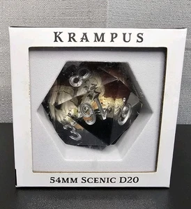 Dice and Gaming Accessories 54mm D20: Scenic - Krampus - Picture 1 of 5