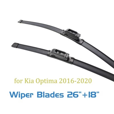 2,Windshield Wiper Blades 26 18 Replacement For Kia Optima 2016-2020 Front - Image 1 of 4