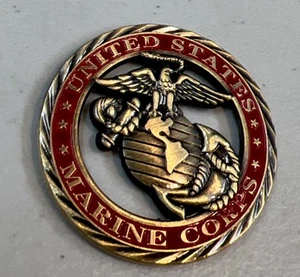 Military Bronze Challenge Coin Collectible Medal USA Marine Corps Commemorative - Picture 1 of 2