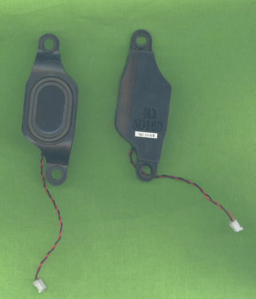 1 Paar Mini-Einbaulautsprecher Gehäusel 4 Ohm 2,5 Watt 78G 311-6-R + 78G 311-6-L - Bild 1 von 1