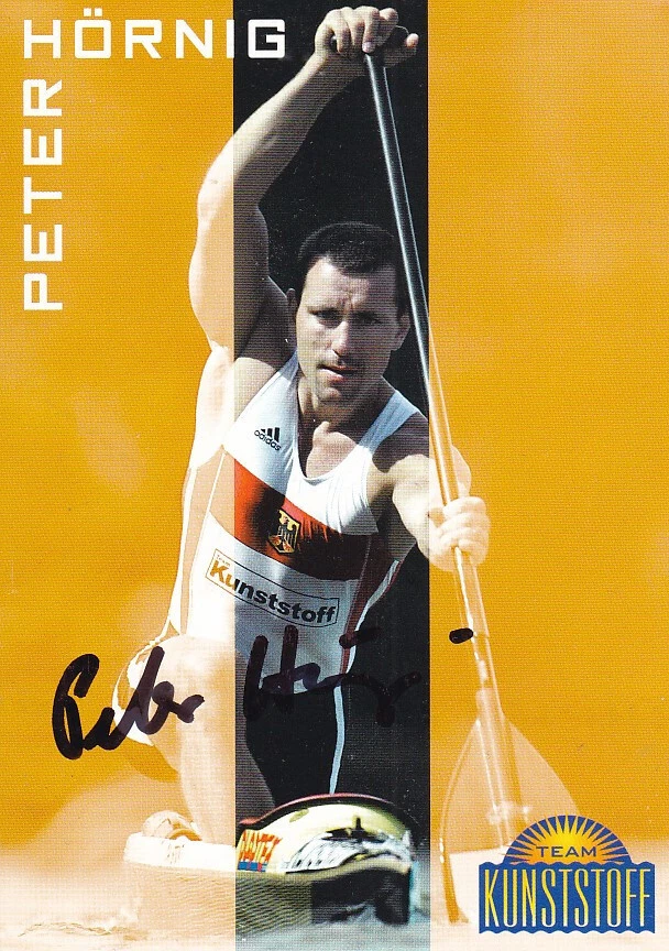 Peter HÖRNIG - Deutschland, Kanu, 8. Platz WM 2001, Original-Autogramm! - Bild 1 von 1