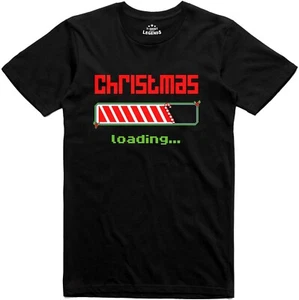 Divertido Navidad Camiseta Regalo Píxel Retro Diseño Ordenador Juego Regular Fit - Imagen 1 de 2