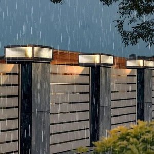 JHOTEC Outdoor Post Light,High Voltage Wired Lantern Column Lamp,Garden Light， - Picture 1 of 7