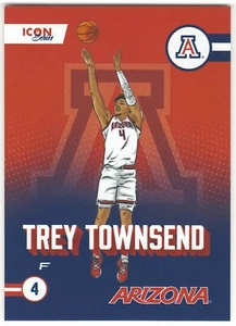 TREY TOWNSEND 2024-25 Onit ARIZONA WILDCATS BASKETBALL Icon Series INSERT - Picture 1 of 1