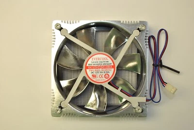 EverCool Low noise Fan, Two Ball Bearing EC12025M12BA with Filter - Image 1 of 2