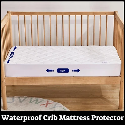 Mattress Crib Foam Toddler Bed Baby Waterproof Cushion Pad Mattress Protector US - Image 1 of 4