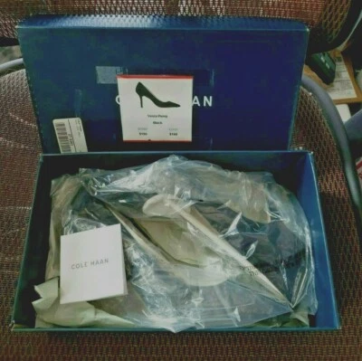 Cole Haan Vesta 麂皮绒泵 W08957 85 毫米 尺寸 7B 24 小时发货! — 第 1/4 张图片