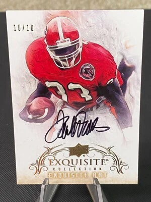 2014 Upper Deck Exquisite Terrell Davis Exquisite Art Auto /10 - Image 1 of 2