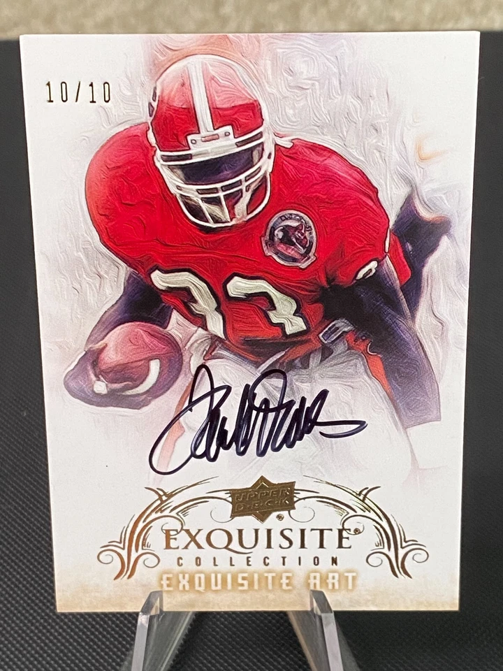 2014 Upper Deck Exquisite Terrell Davis Exquisite Art Auto /10 - Image 1 of 2