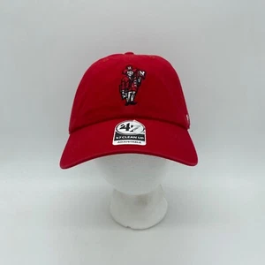 Mütze Kappe '47 Marke Clean Up Nebraska Cornhuskers NCAA einfarbig rot verstellbar - Bild 1 von 6