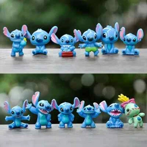 Lilo & Stitch 12 Pcs Anime Action Figure Kids Toy Doll Gift Cake Topper Decor - Picture 1 of 7
