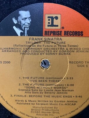 L@@K WOW FRANK SINATRA "Trilogy: Past, Present & Future" 3LP Set 1980  - Image 1 of 3