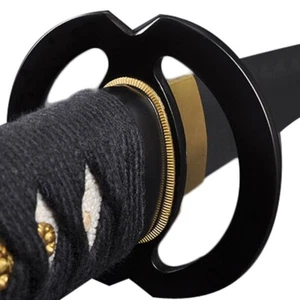 Japanese Samurai Katana, Musashi Tsuba, Hand Forged 1060 Carbon Steel Sword - Picture 1 of 10