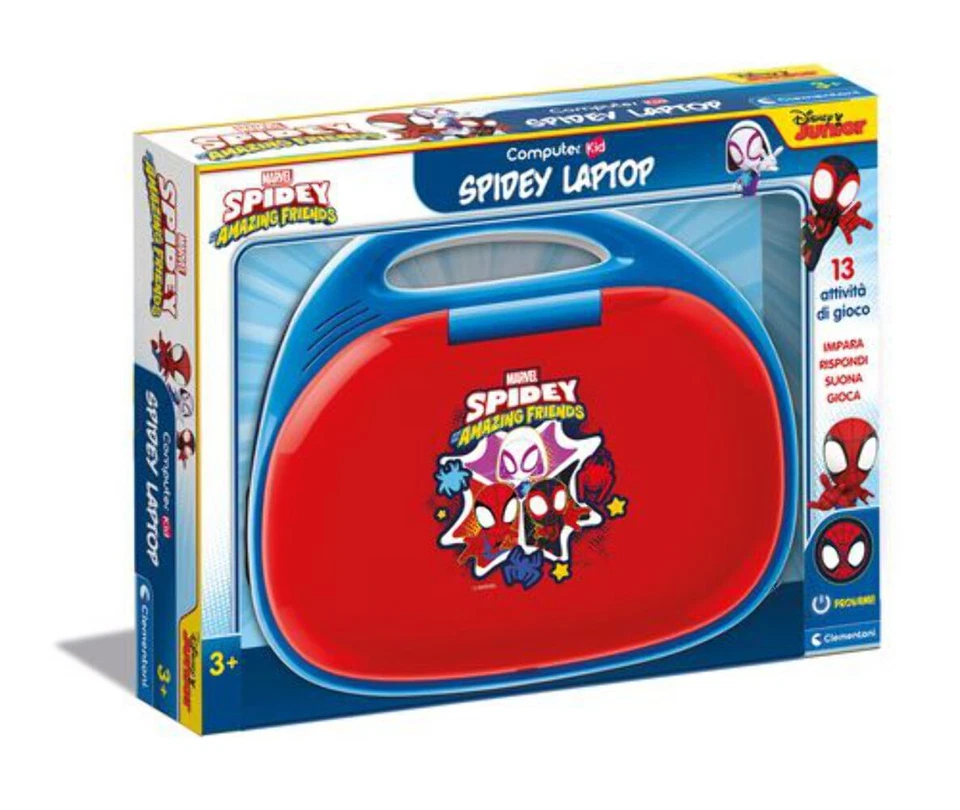 Gadget - Marvel Clementoni - Sapientino Elettronico - Spidey Laptop (3 ) - Cle