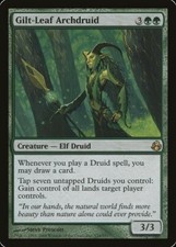 Magic The Gathering : Gilt-Leaf Archdruid : Morningtide : MINT/NM