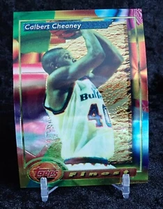 1993-94 TOPPS FINEST CHROME Calbert Cheaney #84 MINT - Picture 1 of 4
