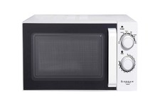 Forno a microonde 20L funzione defrost bianco 700W piatto in vetro Jordan