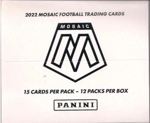 Panini Mosaic Football Fat Pack Cello Box 2022 - 12 confezioni per box confezione da 15 carte - Foto 1 di 5