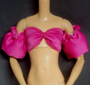 NEW! PINK BANDEAU TOP FASHIONISTAS FITS BARBIE CLOTHES DOLLS FASHION - Picture 1 of 2