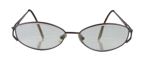 Joan Collins Womens Eyeglasses Frame 9897 Rose Gold Oval Full Rim 56-16-145 VTG - Picture 1 of 6