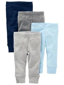Simple Joys by Carter's Baby Pants Neutral Colors 4 Pack Soft & Cozy - Picture 1 of 1