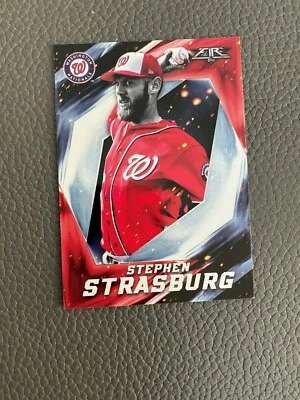 Stephen Strasburg 2017 Topps Fire Baseball Card #93 Washington Nationals  - Image 1 of 2