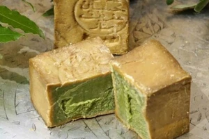 Aleppo-Seife 6 Stück- ca.1200g .80% Olivenöl 20% Lorbeeröl handgemacht vegan - Bild 1 von 2