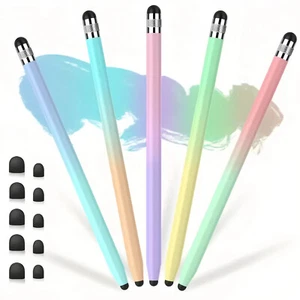 5x Stylus Pen 2 in1 Touch Screen Universal for iPad iPhone Samsung Galaxy Tablet - Picture 1 of 6