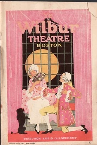 THE BAT - Vintage 1923 Wilbur Theatre Booklet - Boston MA - Bild 1 von 2