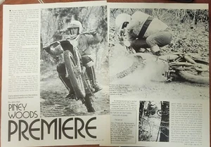 1973 Piney Woods Premiere 4p Motorradrennen Artikel Tom Penton - Bild 1 von 1