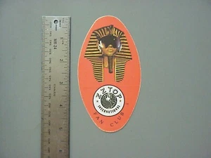 ZZ Top satin cloth backstage pass AUTHENTIC International Fan Club ! - Picture 1 of 1
