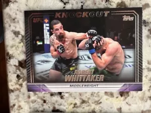 2024 TOPPS UFC KNOCKOUT BASE CARD MIDDLEWEIGHT ROBERT WHITTAKER #58 - Picture 1 of 1