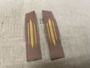 ÁFRICA TROPICAL FRENTE SUR GENERIC LITZEN 1 PAR DE ESPEJOS DE CUELLO WEHRMACHT BLUSA DE CAMPO - Imagen 1 de 3