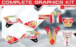 Gas Gas EC MC 125 200 250 300 450 2013-2025 complete graphics kit 21 mil - Picture 1 of 9
