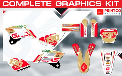 Gas Gas EC MC 125 200 250 300 450 2013-2025 complete graphics kit 21 mil - Image 1 of 4