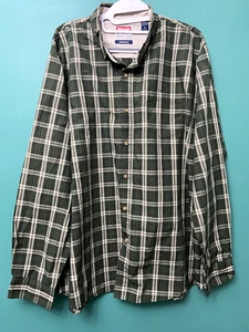 Mens Wrangler Shirt. XL. Long Sleeve. Green Check. - Picture 1 of 5