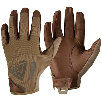 Direct Action - Hard Gloves - Leather - Coyote Brown Leder Schießhandschuhe