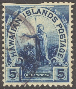 Scott Hawai’i 82 the 1899 5 Cent Issue - Used with faults - Picture 1 of 1